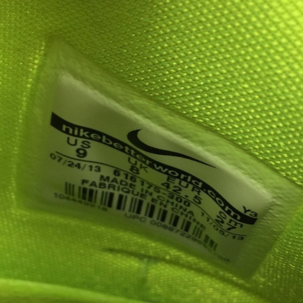 Nike Lebron James 11 XI Dunkman Sneakers 616175-300 Mica Green Sea Spray Size 9 - Picture 10 of 12